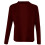 Blazer de negocios ajustado color burdeos liso para mujer. 4