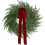 Guirlanda artificial de pinheiro-de-norfolk e cedro, 60 cm (24 polegadas) 1