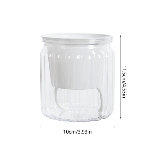 petits pots de fleurs en plastique transparent pour stocker l'eau 1