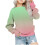 Girls casual crewneck sweatshirt long sleeve pullover 2
