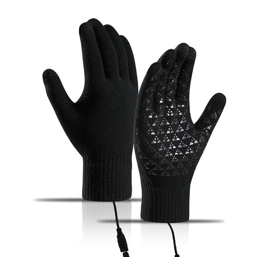 Θερμαινόμενα πλεκτά γάντια YMARPT USB για άνδρες και γυναίκες 1 ζευγάρι 2