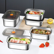 Luftdichte Lunchbox mit auslaufsicherem Deckel, 1 Stück, Silber