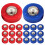 Mini Shuffleboard Pucks Replacement 20 pcs 5