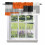Minimalist Patchwork Valance Rod Pocket 54x18in Orange 1