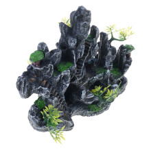 Ornement de rocaille en résine pour aquarium (1 pièce)