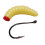 20PC Larva Orange Orange Aromatized Artificial Bait Kit Beige And Red 3