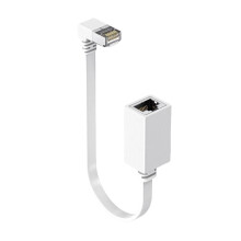 CAT7Ethernet-förlängningskabel10Gbps rätvinklad RJ45