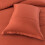 Twin Burnt Orange Comforter Set Microfiber 68x90 Inch 6