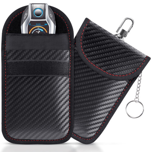 Custodia Faraday per chiavi auto con blocco del segnale RFID (2