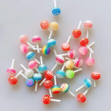 Lollipop-hartsikynsien koristeet, 30 kpl, sekalainen valikoima