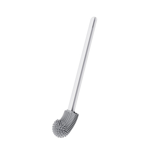 Escova de vaso sanitário de silicone com cerdas macias e flexíveis (1 unidade)