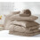 Beige Twin Comforter Set 5-Piece All-Season Bedding 6