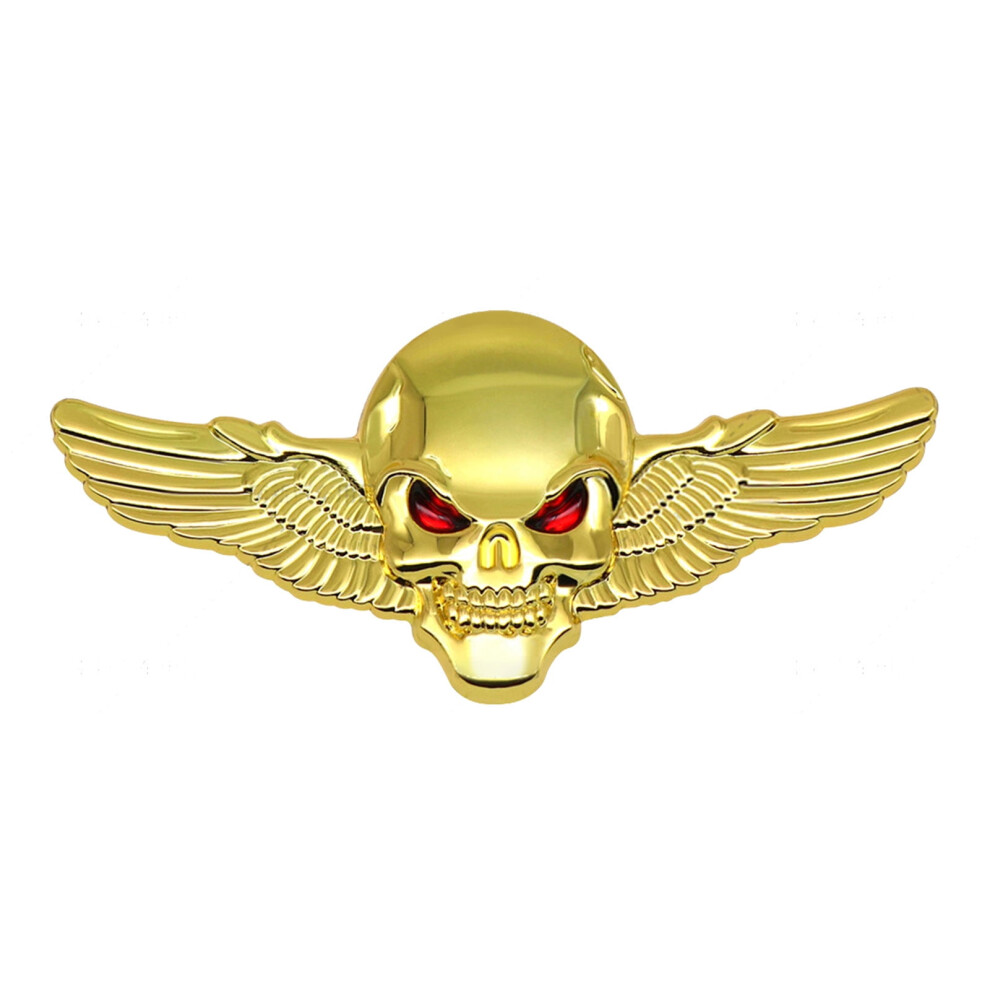 Metal Skeleton Car Decal Skull Emblem For Vehicle Trunk 908436507912