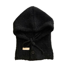 Cappello a scialle lavorato a maglia con coulisse per donne e ragazze