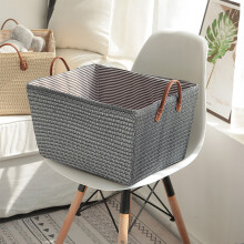 Panier de rangement en rotin de style japonais, grand modèle, 1 pièce