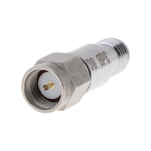 SMA coaxial fixed attenuator 40dB to 3dB DC-6 GHz 2W