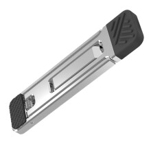 Verstelbare, ergonomische en draagbare laptopstandaard van aluminium.
