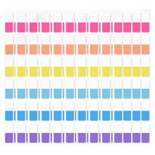 Registerkarten, Haftnotizen, leuchtende Farben, beschreibbar, 100er-Packung