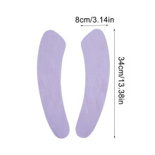 Housse de siège de salle de bain en flanelle rembourrée et antidérapante en mousse à mémoire de forme