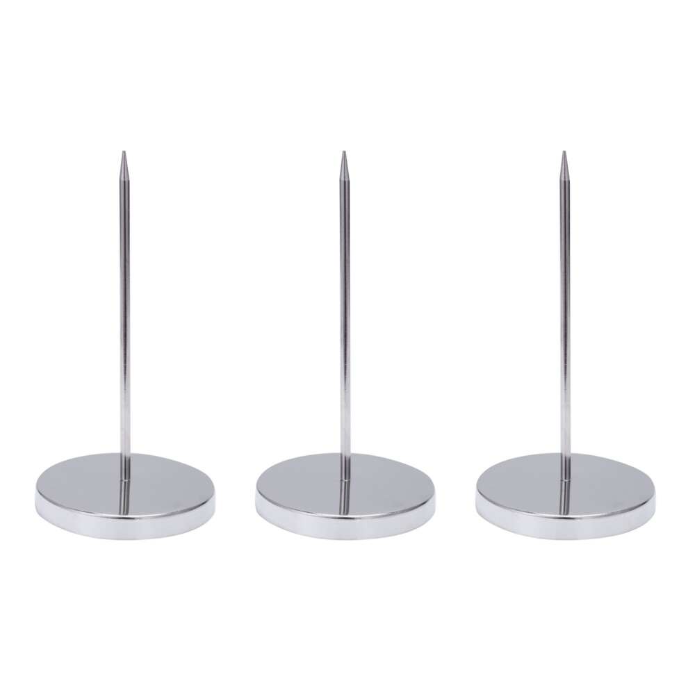 3X Safe Memo Holder Spike Stick For Bill Receipt Note Paper Order Office Desk 4762428411610