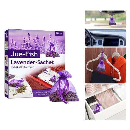 Sáčky s vůní levandule do šatníku se sušenou levandulí – 1