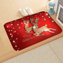 Tapis de salle de bain de Noël extra épais et antidérapant 61 x 41 cm