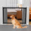 Cancelletto per cani RUseeN per scale, alto 72 cm e largo 110 cm. 1