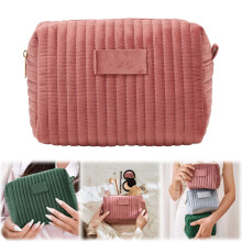 Trousse de toilette en flanelle pour femme (1 pièce)