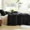 Black Comforter Set Twin/Twin XL 2-Piece Lightweight 7