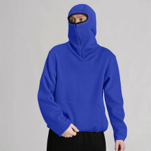 Bluza męska NINJIA z kapturem, luźny krój