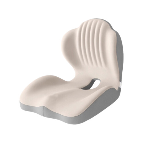 Cojín de respaldo ergonómico en forma de L con espuma viscoelástica
