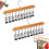 Hängender Kleiderschrank-Organizer mit 10 Edelstahlclips 1