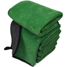 Toalha de microfibra para carro, 800 g/m², 40 x 40 cm, secagem rápida, para polimento.