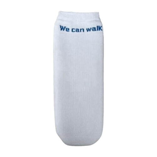 Chaussettes pour prothèse de membre, sous le genou, élastiques, en coton blanc