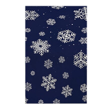 Tischläufer mit blauem Schneeflockenmuster, winterliche Weihnachtsdekoration, 13 x 72 Zoll