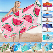 Strandhanddoek van microvezel, extra groot, 29 x 59 inch
