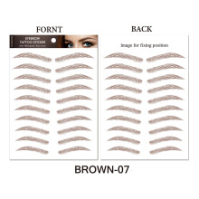 Eyebrow Stickers Waterproof Eco-Friendly 10 Pcs