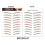 Eyebrow Stickers Waterproof Eco-Friendly 10 Pcs 1