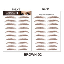 Eyebrow Stickers Waterproof Eco-Friendly 10 Pcs