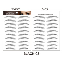 Eyebrow Stickers Waterproof Eco-Friendly 10 Pcs