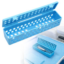 Estuche de esterilización de instrumental de plástico autoclavable (1 unidad)