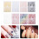 Pegatinas de uñas con forma de corazón, románticas, duraderas, para decoración DIY. 1