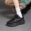 Dame ortopædiske sneakers i åndbart mesh med svang 4