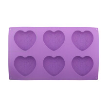 Moule à chocolat en silicone en forme de cœur pour la Saint-Valentin