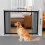 Cancelletto per cani RUseeN per scale, alto 72 cm e largo 110 cm. 5