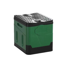 Draagbaar opvouwbaar toilet voor gebruik in auto, boot of buitenshuis.