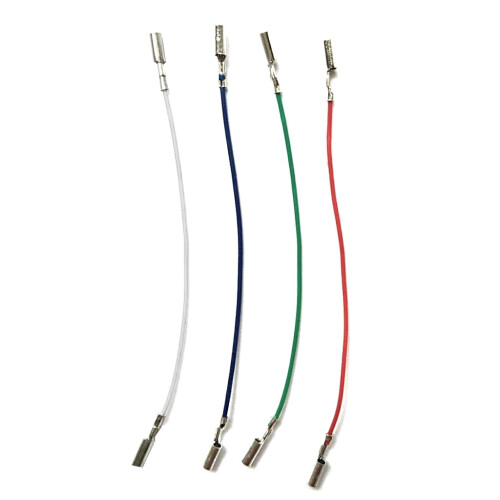Phono cartridge cable header wire for turntable headshell