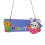 Décoration murale lapin de Pâques et carotte avec corde (1 pièce) 1