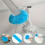 Loftsventilator i mikrofiber med justerbar 13-55 tommer 1