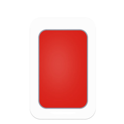 Inkless Paw Print Kit for Pets3.1x4.9in Red